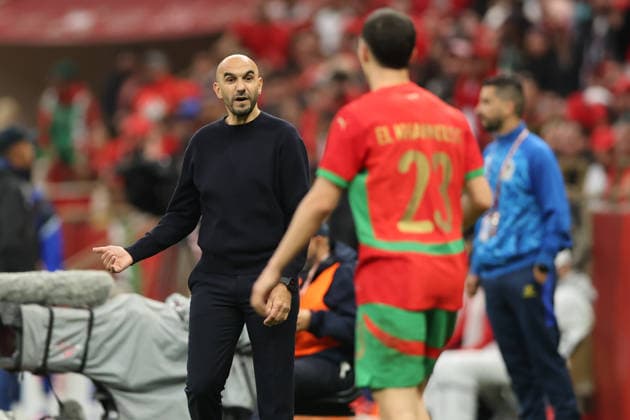 TotalEnergies CAF AFACON Morocco 2025 - Mrorocco - Tanzania - Satde Moulay Abdellah- Rabat - Morocco Head Coach Walid Regragui of Morocco lin action during the Africa Cup of Nations (CAN) 2025 match Round 16 between Morocco and Tanzania at the Stade Moulay Abdellah Rabat on January 04, 2026. Copyright: xloulidiphotox