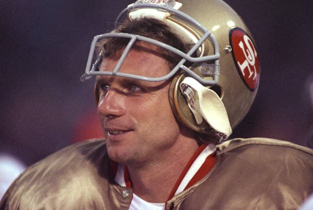 August 6, 1988 - San Francisco, California, U.S - San Francisco 49ers vs Los Angles Raiders at Candlestick Park Saturday, August 6, 1988. 49ers Beat Raiders 24-10, Preseason Game. San Francisco 49ers quarterback Joe Montana Copyright: xAlxGolubx