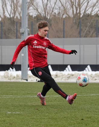 05 01 2026 Soccer 2 Soccer Bundesliga Season 2025 2026 1 FC Nuremberg FCN Club Training Camp Winter Winter Training Camp adidas Homeground Zink DaMa xdaxmax Marko Soldic U17 FCN Crop Single Image