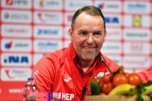 Croatia National Handball Team: press conference, PK, Pressekonferenz Head Coach of Croatia Dagur Sigurdsson of Croatia speaks on a press connference on January 5, 2026. in Prelog, Croatia. Croatia will play frinedly match against Germany.  VjeranxZganecxRogulja PIXSELL