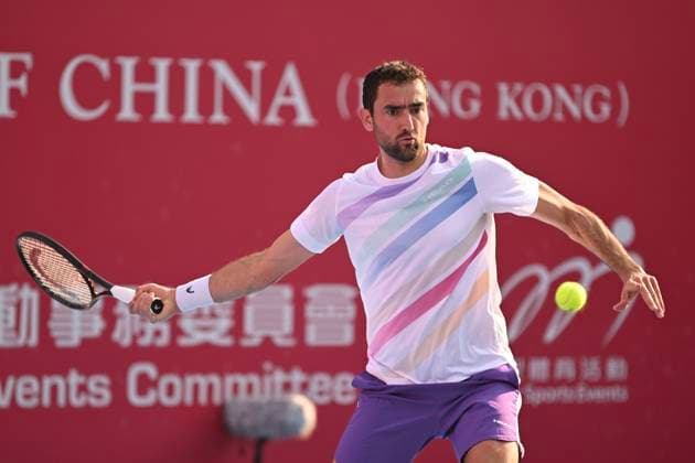Hong Kong Tennis Open - Day 2 Marin Cilic, a Croatian tennis player, during a match at the Hong Kong Tennis Open ATP, Tennis Herren 250) on January 5, 2026 in Hong Kong. (Photo by Kobe Li Nexpher Images) Hong Kong