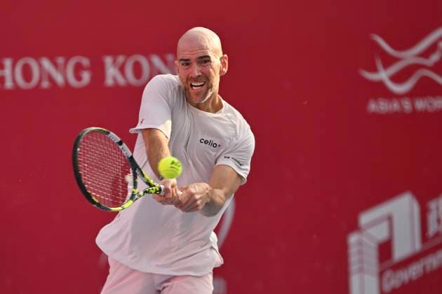 Hong Kong Tennis Open - Day 2 Adrian Mannarino, a French tennis player, during a match at the Hong Kong Tennis Open ATP, Tennis Herren 250) on January 5, 2026 in Hong Kong. (Photo by Kobe Li Nexpher Images) Hong Kong