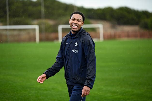 JeanPaul Boetius SV Darmstadt 1898, 10 laughing during training, ESP, SV Darmstadt 98, football, 2 Bundesliga, training camp in El Saler, 2 day, 05 01 2026 ESP, SV Darmstadt 98, football, 2 Bundesliga, training camp in El Saler, 2 day El Saler Copyright: xEibner-Pressefoto FlorianxWiegandx EP_FWD