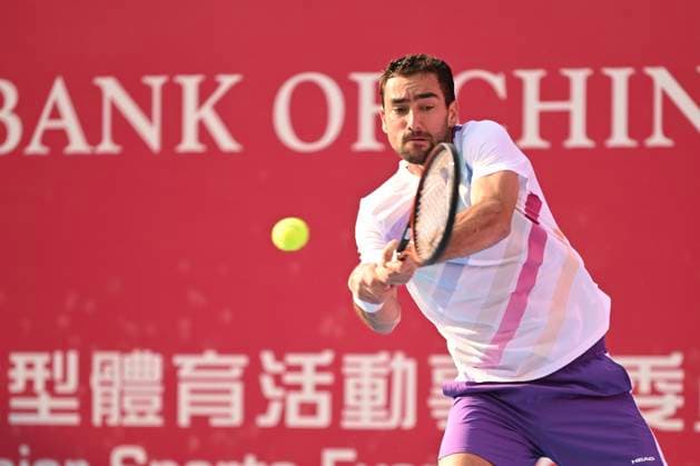 Hong Kong Tennis Open - Day 2 Marin Cilic, a Croatian tennis player, during a match at the Hong Kong Tennis Open ATP, Tennis Herren 250) on January 5, 2026 in Hong Kong. (Photo by Kobe Li Nexpher Images) Hong Kong