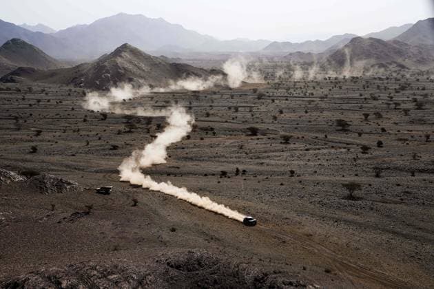 DAKAR 2026 - STAGE 2 219 LOEB Sebastien (fra), BOULANGER Edouard (fra), Loeb, The Dacia Sandriders, Dacia, Ultimate, BF Goodrich, FIA W2RC, action during the Stage 2 of the Dakar 2026, on January 5, 2026 between Yanbu and Al-Ula, Saudi Arabia - Al-UlaSaudi Arabia  Copyright: xFLORENTxGOODENx