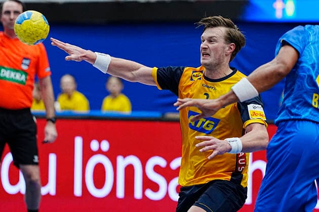 JÖNKÖPING, SWEDEN 20260105 Swedens Jonathan Carlsbogard during Mondays national handball training match between Sweden and Brazil at Husqvarna Garden JÖNKÖPING, SWEDEN x9200x  Copyright: xBjörnxLarssonxRosvall TTx HANDBOLL SVERIGE-BRASILIEN