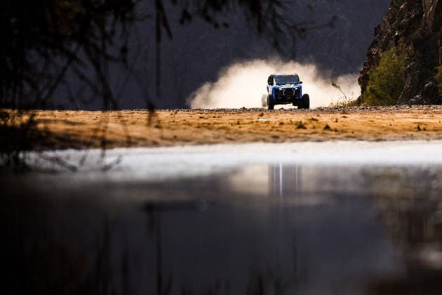 DAKAR 2026 - STAGE 2 401 HEGER Brock (usa), EDDY Max (usa), Loeb Fraymedia Motorsport RZR Factory Racing, BF Goodrich, Polaris, SSV, action during the Stage 2 of the Dakar 2026, on January 5, 2026 between Yanbu and Al-Ula, Saudi Arabia - Al-UlaSaudi Arabia  Copyright: xANTONINxVINCENTx