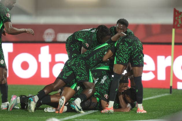 Nigeria vs Mozambique Round of 16 game, African Cup of Nations 2025 Fes, Morocco. 5th Jan, 2026. Nigeria vs Mozambique Round of 16, African Cup of Nations 2025. Credit: Victor Modo