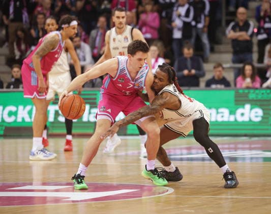 Grayson Murphy Telekom Baskets Bonn vs. BMA365 Bamberg Baskets 14. Speiltag - Saison 2025 26