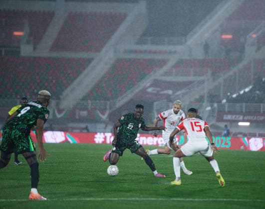 AKOR ADAMS during Africa Cup of Nations Morocco 2025 - Round of 16. Nigeria VS Mozambique - FES Complexe 05-01-2026 By IMAGO-Didier Lefa Studio FES FES Sport Complexe Morocco