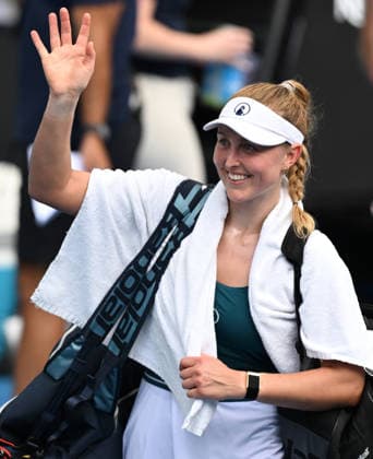 Czech Republic™s Gabriela Knutson during the 2026 ASB Classic Women™s Tennis Tournament at Manuka Doctor Arena, Auckland, New Zealand. Monday 5 January 2026. Photo: Andrew Cornaga z Auckland New Zealand Copyright: xAndrewxCornaga x