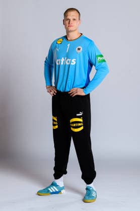 Munich Handball DHB Germany Photo shoot Goalkeeper David Späth David Spaeth Germany Germany