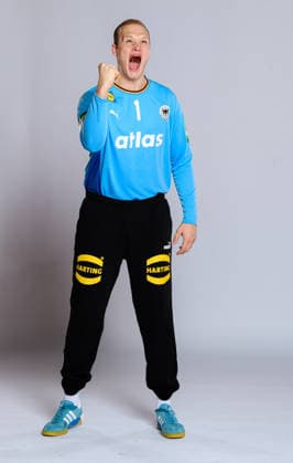 Munich Handball DHB Germany Photo shoot Goalkeeper David Späth David Spaeth Germany Germany