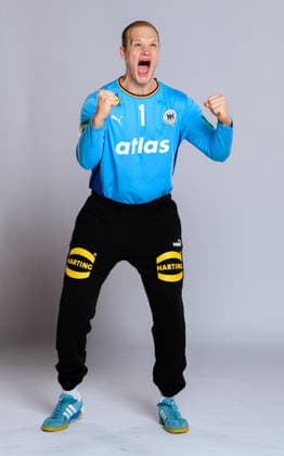 Munich Handball DHB Germany Photo shoot Goalkeeper David Späth David Spaeth Germany Germany