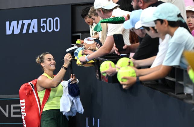 Tennis, WTA tournament in Brisbane