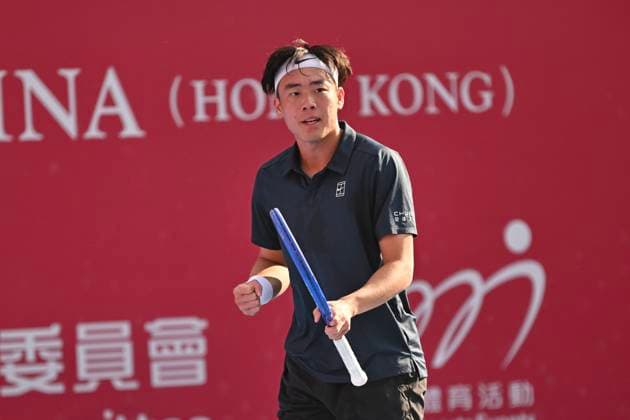 Hong Kong Tennis Open(ATP250) - Day 3 Coleman Wong, a Hong Kong tennis player, during a match at the Hong Kong Tennis Open(ATP250) on January 6, 2026 in Hong Kong. (Photo by Kobe Li Nexpher Images) Hong Kong