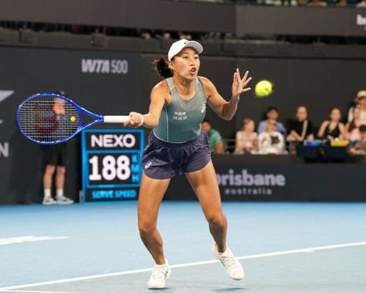 Brisbane International Day Three Queensland Tennis Centre Tennyson Brisbane Queensland 06 January 2026 Brisbane Tennyson Queensland Australia Copyright: xMichaelxGlassx Bris Int - Elena Rybakina vs Shuai Zhang-17