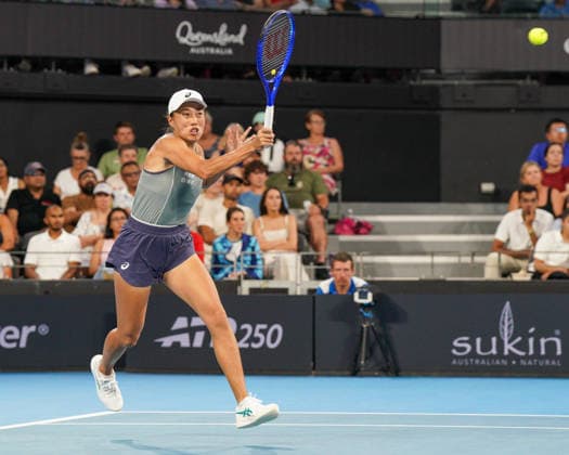 Brisbane International Day Three Queensland Tennis Centre Tennyson Brisbane Queensland 06 January 2026 Brisbane Tennyson Queensland Australia Copyright: xMichaelxGlassx Bris Int - Elena Rybakina vs Shuai Zhang-19