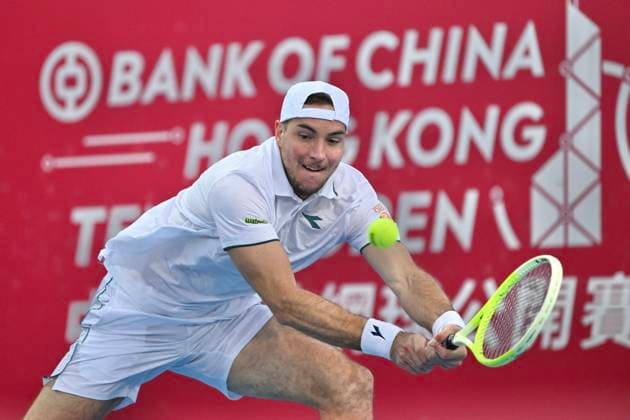 Hong Kong Tennis Open(ATP250) - Day 3 Jan-Lennard Struff, a German tennis player, during a match at the Hong Kong Tennis Open(ATP250) on January 6, 2026 in Hong Kong. (Photo by Kobe Li Nexpher Images) Hong Kong