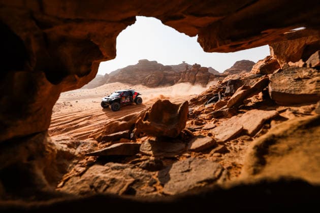 DAKAR 2026 - STAGE 3 219 LOEB Sebastien (fra), BOULANGER Edouard (fra), Loeb, The Dacia Sandriders, Dacia, Ultimate, BF Goodrich, FIA W2RC, action during the Stage 3 of the Dakar 2026, on January 6, 2026 around Al-Ula, Saudi Arabia - Al-UlaSaudi Arabia  Copyright: xANTONINxVINCENTx