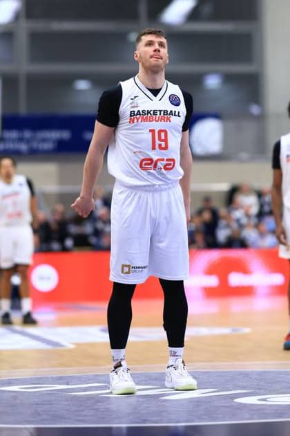 Scene with Ondrej Sehnal 19 Basketball Nymburg Basketball Champions League MLP Academics Heidelberg - ERA Basketball Nymburk Ondrej Sehnal 19 Basketball Nymburg in action Copyright: xspeedshotx