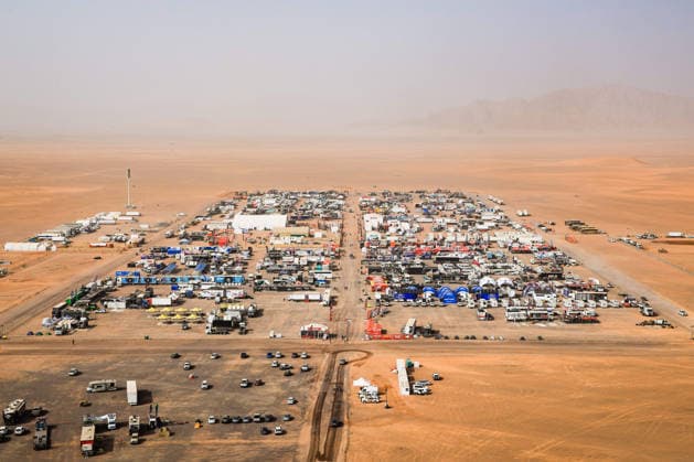 DAKAR 2026 - STAGE 3 Bivouac during the Stage 3 of the Dakar 2026, on January 6, 2026 around Al-Ula, Saudi Arabia - Al-UlaSaudi Arabia  Copyright: xFLORENTxGOODENx