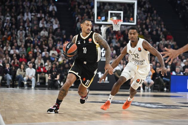 Basketball : ASVEL Villeurbanne v Real Madrid Euroleague Basket 06 01 2026 Edwin Jackson of ASVEL Villeurbanne during the Euroleague match between Lyon Villeurbanne and Real Madrid at LDLC ARENA in Lyon, France on January 06, 2026 LYONFrance  Copyright: xMouradxAllilix