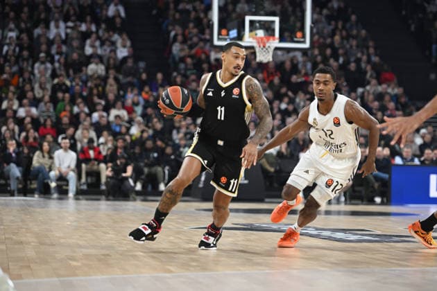 Basketball : ASVEL Villeurbanne v Real Madrid Euroleague Basket 06 01 2026 Edwin Jackson of ASVEL Villeurbanne during the Euroleague match between Lyon Villeurbanne and Real Madrid at LDLC ARENA in Lyon, France on January 06, 2026 LYONFrance  Copyright: xMouradxAllilix