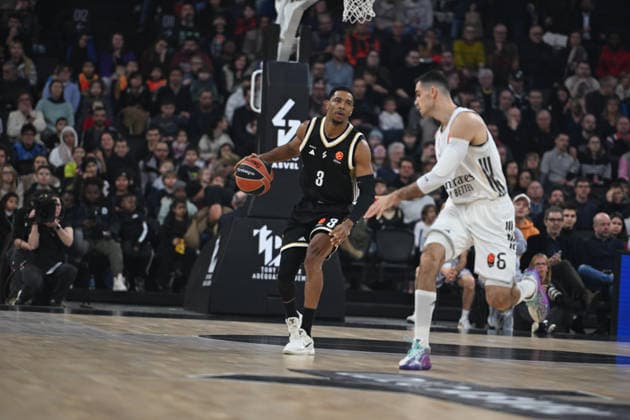 Basketball : ASVEL Villeurbanne v Real Madrid Euroleague Basket 06 01 2026 Shaquille Harrison of ASVEL Villeurbanne during the Euroleague match between Lyon Villeurbanne and Real Madrid at LDLC ARENA in Lyon, France on January 06, 2026 LYONFrance  Copyright: xMouradxAllilix