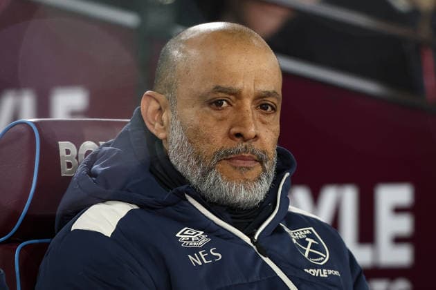 6th January 2026; London Stadium, London, England; Premier League Football, West Ham United versus Nottingham Forest; West Ham United manager Nuno Espirito Santo  IanxStephen Content restricted for UK based newspaper
