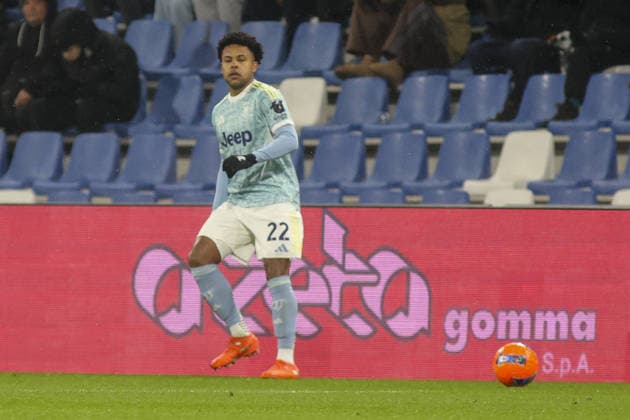 Weston Mckennie of Juventus FC play the ball during US Sassuolo vs Juventus FC, 19Â° Serie A Enilive 2025-26 game at Mapei stadium - Citta del tricolore - in Reggio nell Emilia (RE), Italy, on January 06, 2026.  Copyright: xDavidexCasentini IPAxSportx xipa-agency.netx xx IPA_69759631 IPA_Agency_IPA69759631