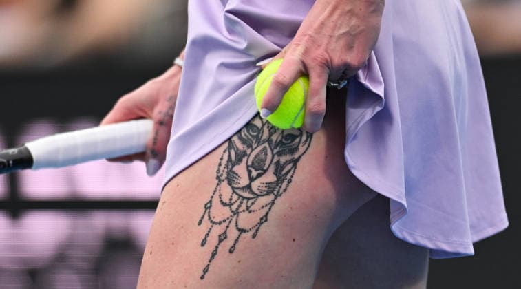 Ukraine™s Elina Svitolina during her singles match at the 2026 ASB Classic Women™s Tennis Tournament at Manuka Doctor Arena, Auckland, New Zealand. Tuesday 6 January 2026. Photo: Andrew Cornaga z Auckland New Zealand Copyright: xAndrewxCornaga x