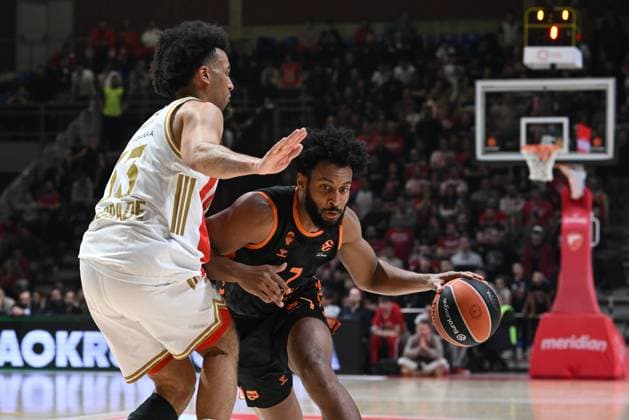 Crvena Zvezda v Valencia - EuroLeague BELGRADE, SERBIA - JANUARY 06: Braxton Key (7) of Valencia in action during the EuroLeague week 20 basketball match between Crvena Zvezda and Valencia Basket at Aleksandar Nikolic Hall on January 06, 2026 in Belgrade, Serbia. Amir Hamzagic Anadolu Belgrade Serbia. Editorial use only. Please get in touch for any other usage.  Copyright: x2026xAnadoluxAmirxHamzagicx