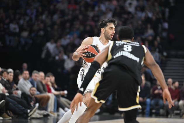 Basketball : ASVEL Villeurbanne v Real Madrid Euroleague Basket 06 01 2026 Facundo Campazzo of Real Madrid during the Euroleague match between Lyon Villeurbanne and Real Madrid at LDLC ARENA in Lyon, France on January 06, 2026 LYONFrance  Copyright: xMouradxAllilix