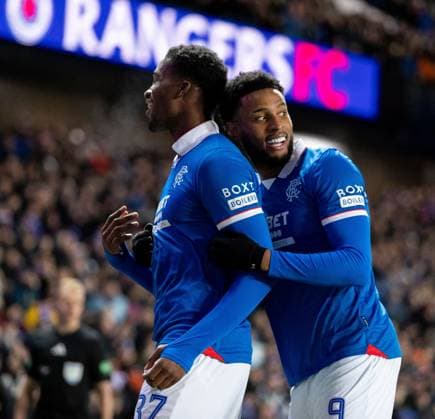 Emmanuel Fernandez of Rangers celebrates scoring his sides first goal during Scottish Premiership match at Ibrox Stadium, Glasgow. Rangers v Aberdeen - Scottish Premiership - Ibrox Stadium, Glasgow, Lanarkshire, Scotland, UK - 06 Jan 2026Glasgow Ibrox Stadium Lanarkshire, Scotland United Kingdom EDITORIAL USE ONLY  Copyright: xRangersxFC Shutterstockx 16237029w