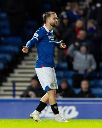 Nicolas Raskin of Rangers celebrates scoring his sides second goal during Scottish Premiership match at Ibrox Stadium, Glasgow. Rangers v Aberdeen - Scottish Premiership - Ibrox Stadium, Glasgow, Lanarkshire, Scotland, UK - 06 Jan 2026Glasgow Ibrox Stadium Lanarkshire, Scotland United Kingdom EDITORIAL USE ONLY  Copyright: xRangersxFC Shutterstockx 16237029ai