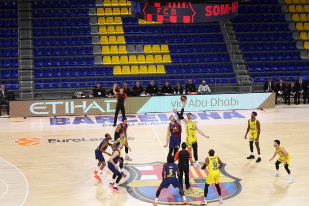 FC Barcelona, Barca V Maccabi Rapyd Tel Aviv - Euroleague The match between FC Barcelona and Maccabi Rapyd Tel Aviv corresponds to round 20 of the Euroleague and takes place behind closed doors at the Palau Blaugrana in Barcelona, Spain, on January 6, 2025. Barcelona Spain  Copyright: xUrbanandsportx originalFilename:urbanandsport-fcbarcel260106_npyy5.jpg