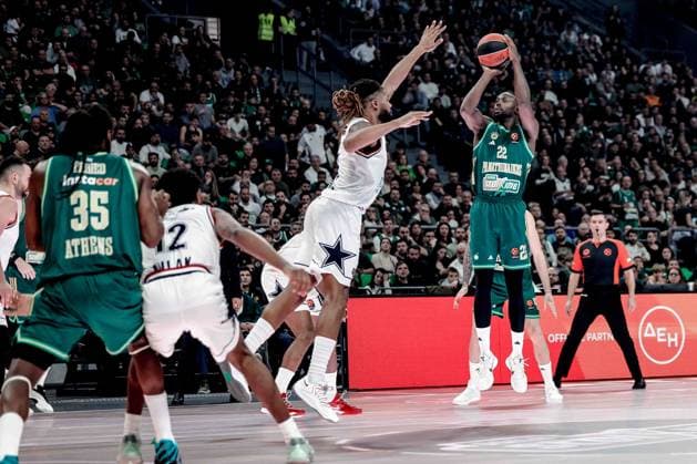 Jerian Grant Panathinaikos Aktor Athens - EA7 Emporio Armani Olimpia Milano Euroleague 2025-26 Round 20 Atene, 06 01 2026 Foto MarcoBrondi CIAMILLO-CASTORIA Atene OAKA Grecia Grecia  Copyright: xMarcoxBrondix