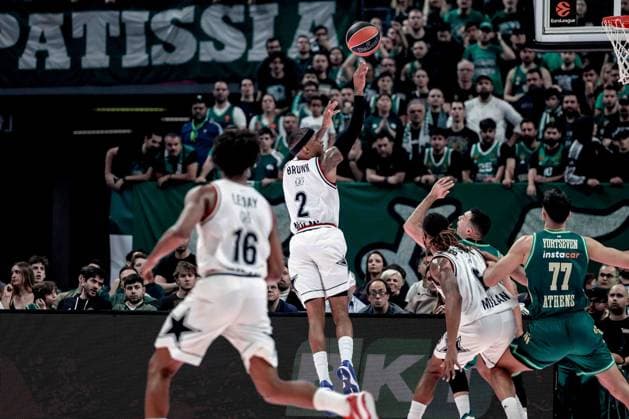 Lorenzo Brown Panathinaikos Aktor Athens - EA7 Emporio Armani Olimpia Milano Euroleague 2025-26 Round 20 Atene, 06 01 2026 Foto MarcoBrondi CIAMILLO-CASTORIA Atene OAKA Grecia Grecia  Copyright: xMarcoxBrondix