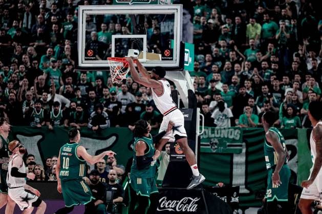 Josh Nebo Panathinaikos Aktor Athens - EA7 Emporio Armani Olimpia Milano Euroleague 2025-26 Round 20 Atene, 06 01 2026 Foto MarcoBrondi CIAMILLO-CASTORIA Atene OAKA Grecia Grecia  Copyright: xMarcoxBrondix