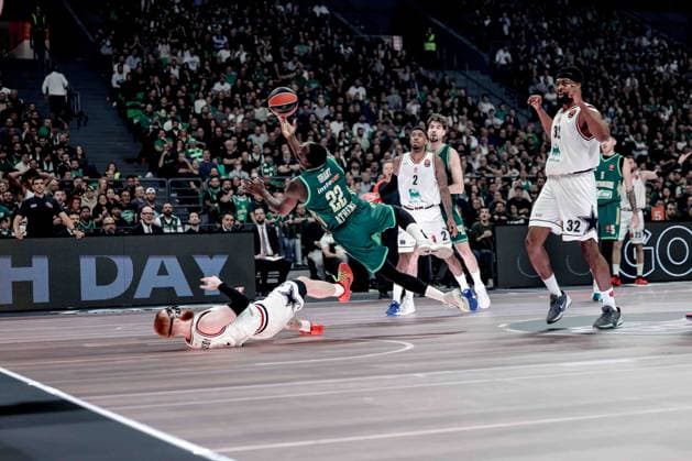 Jerian Grant Panathinaikos Aktor Athens - EA7 Emporio Armani Olimpia Milano Euroleague 2025-26 Round 20 Atene, 06 01 2026 Foto MarcoBrondi CIAMILLO-CASTORIA Atene OAKA Grecia Grecia  Copyright: xMarcoxBrondix