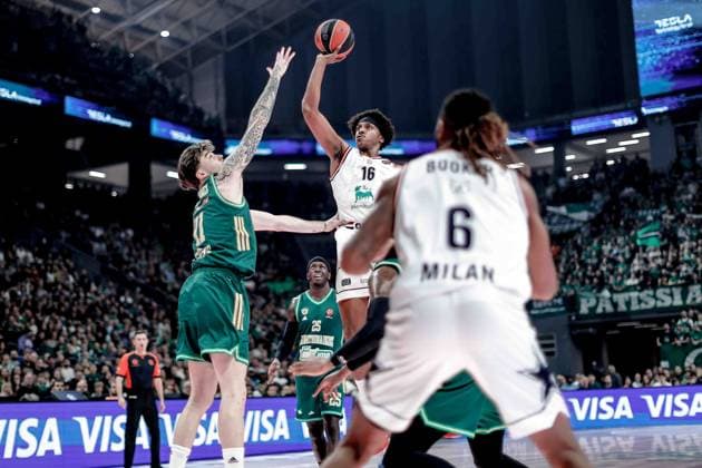 Zach LeDay Panathinaikos Aktor Athens - EA7 Emporio Armani Olimpia Milano Euroleague 2025-26 Round 20 Atene, 06 01 2026 Foto MarcoBrondi CIAMILLO-CASTORIA Atene OAKA Grecia Grecia  Copyright: xMarcoxBrondix