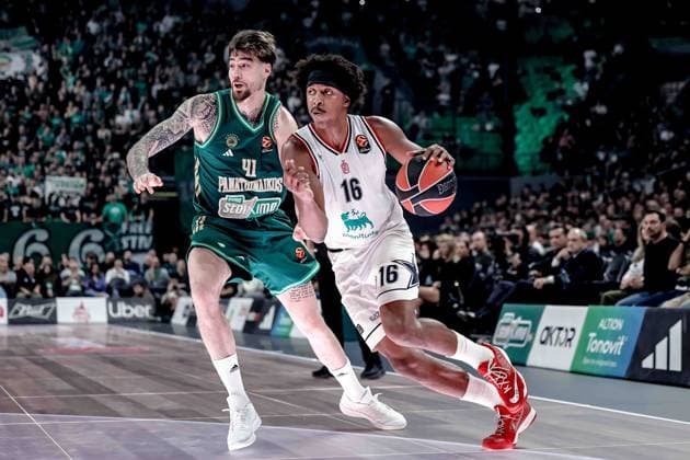 Zach LeDay Panathinaikos Aktor Athens - EA7 Emporio Armani Olimpia Milano Euroleague 2025-26 Round 20 Atene, 06 01 2026 Foto MarcoBrondi CIAMILLO-CASTORIA Atene OAKA Grecia Grecia  Copyright: xMarcoxBrondix