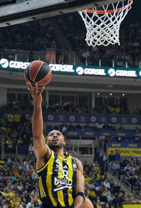 ISTANBUL, TURKEY - JANUARY 6: Talen Horton Tucker of Fenerbahce Beko in action during the EuroLeague Regular Season Round 20 match between Fenerbahce Beko Istanbul and Olympiacos Piraeus at Ulker Sports Arena on January 6, 2026 in Istanbul, Turkey. Istanbul Turkey Copyright: xSeskimphotox FBahce-Olympiakos-060126 (62)