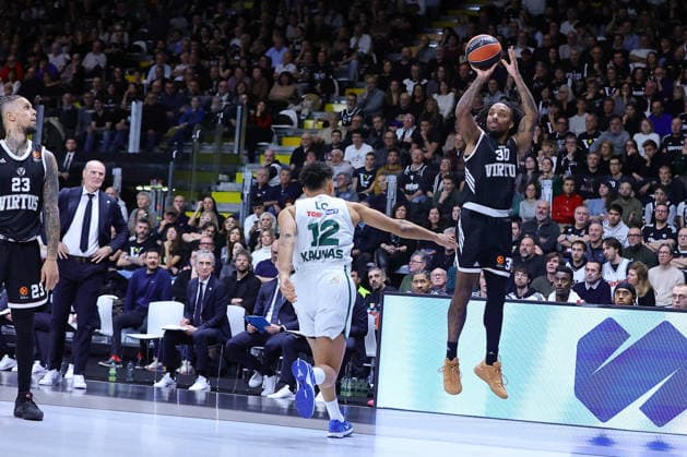 BASKET - Euroleague - Virtus Bologna vs Zalgiris Kaunas 30 Matt MORGAN Virtus Match BASKETBALL - EUROLEAGUE Virtus Bologna vs Zalgiris Kaunas 06-01-2026 12 Maodo Lo Zalgiris Kaunas Match BASKETBALL - EUROLEAGUE Virtus Bologna vs Zalgiris Kaunas 06-01-2026 during Virtus Bologna vs Zalgiris Kaunas, Basketball Euroleague match in Bologna, Italy, January 06 2026 Bologna Italy  Copyright: xIPAxSport ABACAx