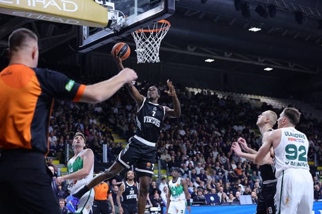 BASKET - Euroleague - Virtus Bologna vs Zalgiris Kaunas 07 Saliou NIANG Virtus Match BASKETBALL - EUROLEAGUE Virtus Bologna vs Zalgiris Kaunas 06-01-2026 during Virtus Bologna vs Zalgiris Kaunas, Basketball Euroleague match in Bologna, Italy, January 06 2026 Bologna Italy  Copyright: xIPAxSport ABACAx