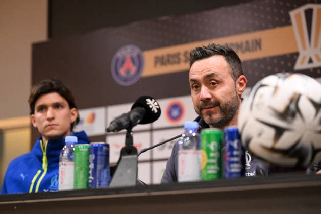 Football, France, Supercup, Olympique Marseille, Press conference