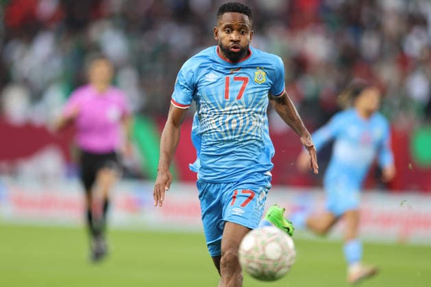 TotalEnergies CAF AFACON Morocco 2025 - Algeria - DR Congo -Stade Prince Moulay El Hassan - Rabat - Morocco DR CongoÂ s Cedric Bakambu (17) in action during the Africa Cup of Nations (CAN) 2025 Round 16 football match between Algeria and Democratic Republic of Congo at Stade Prince Moulay EL Hassan in Rabat on January 06, 2026. December 2025 Copyright: xloulidiphotox
