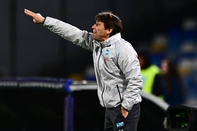 Ni Napoli 07 01 2026 - campionato di calcio serie A Napoli-Hellas Verona foto Nicola Ianuale Image nella foto: Antonio Conte 