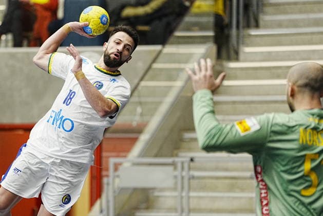 GOTHENBURG, SWEDEN 20260107 Brazils Guilherme Torriani during the friendly handball match between Sweden and Brazil at Partille arena, Gothenburg, Sweden, January 07, 2025 GÖTEBORG SWEDEN x9200x  Copyright: xBjörnxLarssonxRosvall TTx HANDBALL SWEDEN-BRAZIL